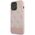 Futrola Guess Hc PC/TPU 4G Pu Bottom Stripe - iPhone 15 Pro 6.1 roze (GUHCP15LG4GLPI).