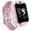 Smart watch CANYON Cindy KW-41, 1.69" IPS 240*280,ASR3603C, Nano SIM,GSM, LTE, 680mAh belo/pink.