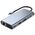 Adapter Type C na LAN Gb, SD card, TF, Type C, 3xUSB 3.0, Audio, HDMI i VGA 10 u 1 20cm kabl.