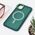 Futrola Magsafe colorful - iPhone 11 6.1 tamno zelena.