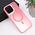 Futrola Magsafe providna - iPhone 16 Pro Max 6.9 roze.