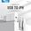 Kucni punjac KONFULON C87, 3A, 15W, sa iPhone lightning kablom white (beli).