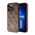 Futrola Guess Hc PU Leather 4G Triangle Strass - iPhone 15 Pro 6.1 braon (GUHCP15LP4TDPW).