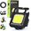 LED lampa, privezak crna.