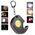 LED lampa privezak slonce, otvarac - flase, siva.