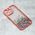 Futrola Frame Glitter - iPhone 13 Pro roze.