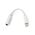 Adapter - slusalice iP-1 iPhone lightning na 3.5mm beli.