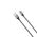 Data kabl LDNIO LS441 iPhone lightning sivi 1m.