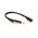 Kabl splitter 3.5mm - mikrofon I zvucnike crni.