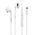 Slusalice EL01 - iPhone lightning bele.