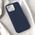 Futrola Teracell Soft Velvet - iPhone 15 Pro Max 6.7 tamno plava.