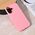 Silikonska futrola Teracell Giulietta - iPhone 16 6.1 mat roze.