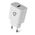 Kucni punjac Teracell Evolution TC-09 QC4.0 20W sa lightning kablom beli CE.