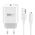 Kucni punjac KONFULON C87c, 30W, sa Type C na iPhone lightning kablom beli.