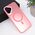 Futrola Magsafe providna - iPhone 16 Plus 6.7 roze.