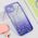 Futrola Frame Glitter - iPhone 15 ljubicasta.