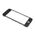 Staklo touchscreen-a - Iphone 5S sa frejmom + OCA sticker black (crni) (MS).