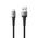 USB data kabl Superior SU-K104 pleteni Fast 12W 2.4A USB A na Micro 1m crni (MS).