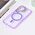 Futrola Magsafe Transparent - Samsung S921B Galaxy S24 ljubicasta.