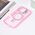 Futrola Magsafe Transparent - iPhone 16 Pro pink.