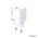 Kucni punjac Pluginn PI-D73-27w, PD 3.0, PPS, 27W sa PD iPhone lightning kablom beli CE.