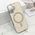 Futrole GLAM GLOW MagSafe - iPhone 16 (6.1) siva (MS).