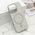 Futrole GLAM GLOW MagSafe - iPhone 16 Pro (6.3) srebrna (MS).