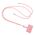 Univerzalni drzac telefona Crossbody roze.