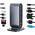 Adapter Type C na LAN Gb, SD card, TF, PD, Type C, 4xUSB 3.0, Audio, HDMI i VGA 12 u 1 sa postoljem.