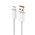Data kabl Pluginn fast 25W USB na micro USB beli 1m.