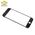 Staklo touchscreen-a - Iphone 7 + frame + OCA stiker (Crown Quality) black (crni) (MS).