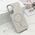 Futrola GLAM GLOW MagSafe - Samsung A366 Galaxy A36 5G srebrna (MS).