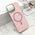 Futrola GLAM GLOW MagSafe - iPhone 16 Pro Max (6.9) roze (MS).