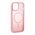 Futrola PURO GRADIENT MAGSAFE - iPhone 15 roze (MS).