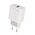 Kucni punjac KONFULON C69A+DC05 QC 15W, USB na iPhone lightning beli 1m.