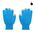 Rukavice - touch screen RY M (22cm) plave.