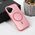 Futrola Magsafe providna - iPhone 17 6.3 roze.