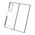 Futrola BORDER COLOR - Samsung Galaxy Z Fold 6 5G bela (GKK case) (MS).