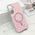 Futrola GLAM GLOW MagSafe - Samsung A366 Galaxy A36 5G roze (MS).