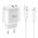 Kucni punjac KONFULON JK82 + DC64 PD 20W, QC 18W, sa kablom USB na Lightning beli.