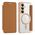 Futrola Magsafe Lux na preklop - Samsung S941 Galaxy S26 braon.