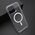 Futrola COLOR FRAME MagSafe - iPhone 16 Pro Max (6.9) srebrna (providna) (MS).