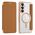 Futrola Magsafe Lux na preklop - Samsung S946 Galaxy S26 Plus braon.