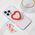 Drzac Pop Heart Mirror crveni.