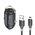 Auto punjac KONFULON C95Q + DC85 QC3.0 20W, PD 20W sa iPhone lightning kablom crni 1m.