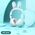 Bluetooth slusalice Bunny mint.