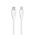 USB data kabl Comicell Superior CO-BX19 Fast 20W 3A Type C na Lightning 1m beli (MS).