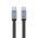 USB data kabl MOXOM MX-CB372 pleteni Fast 60W 3A Type-C na Type-C 1m crni (MS).