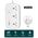 Produzni kabl LDNIO SC3416 EU 3 uticnice + 2xUSB QC 2xPD GaN 2m.