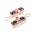 Univerzalna Back Up Baterija prenosiva baterija privezak Oxpower 5000mAh lightning roze.